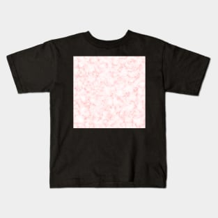 Living Coral Marble Pattern Kids T-Shirt